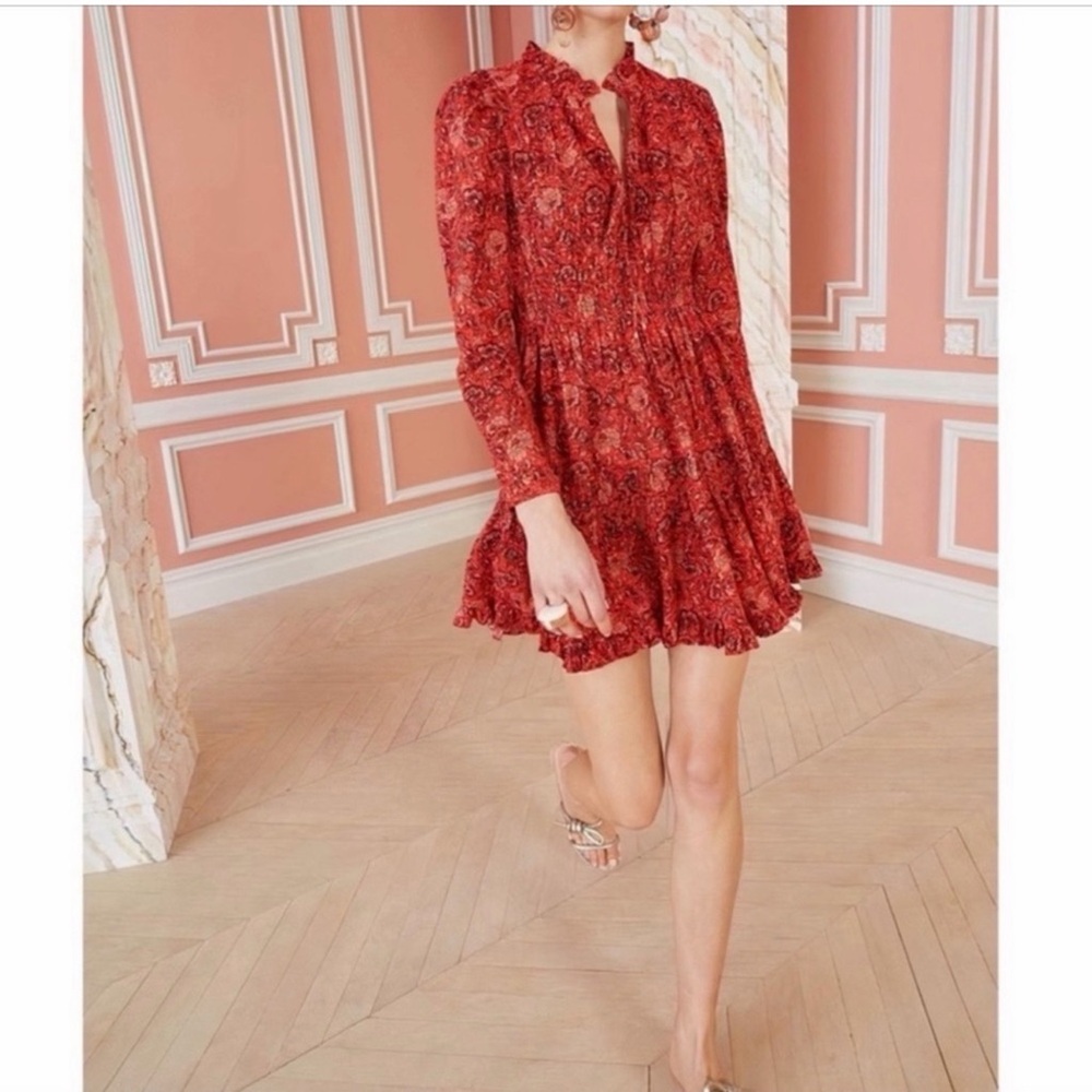 Ulla Johnson Liv Poppy Floral Mini Dress